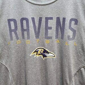Baltimore Ravens Shirt Mens Small Gray NFL Football NFL Team Apparel Tee Graphic